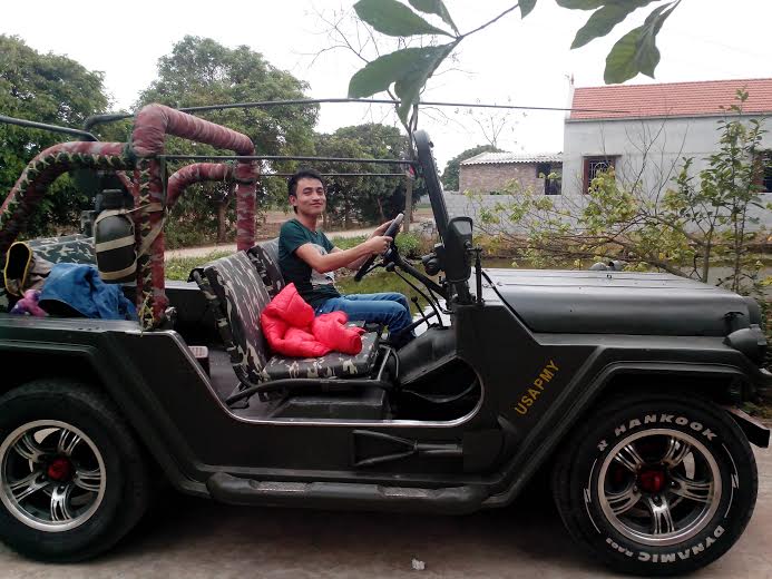 Ngắm xe Jeep cổ chất lừ giá chỉ 150 triệu ở Hà Nội