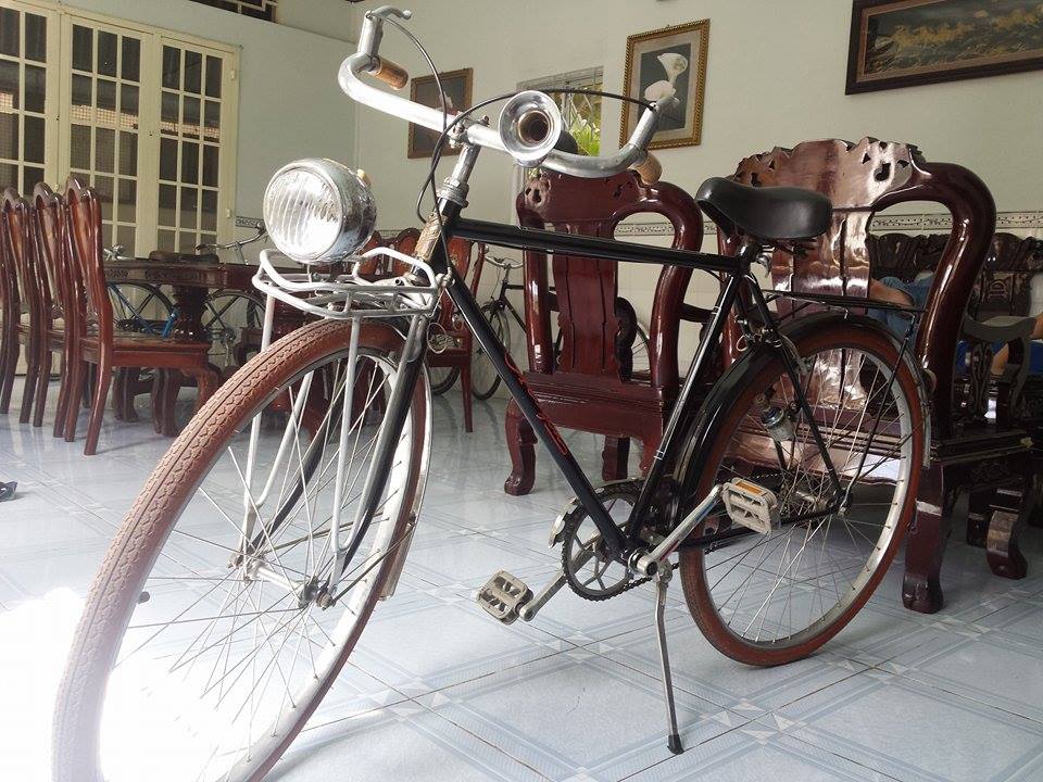 Chiếc xe đạp của kiện tướng xe thồ Cao Văn Tỵ