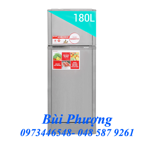 Tủ lạnh Sharp 180 lít SJ-195E-DSS giá rẻ tại Điện Máy Đất Việt
