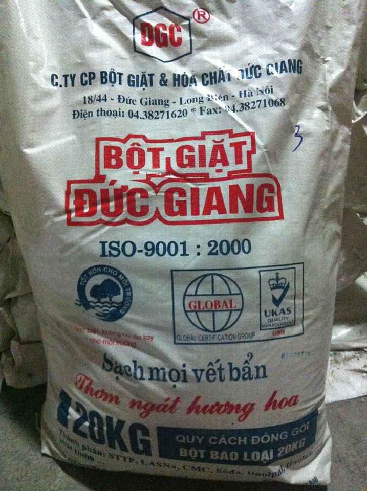 Bột Giặt Đức Giang 300K/20Kg, Vì Dân - Nikko - Sheep White 320K/20Kg