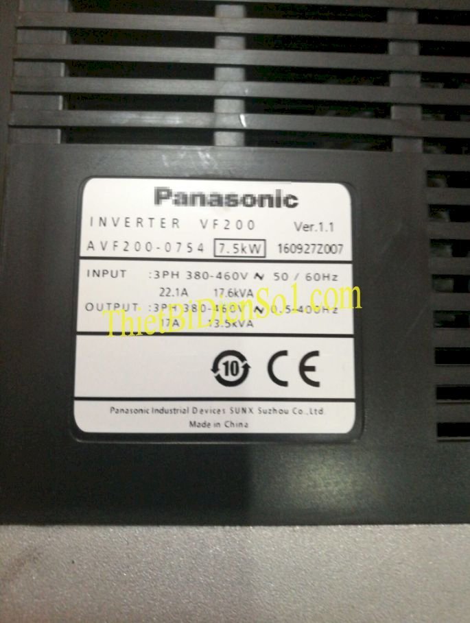 Biến Tần Panasonic Avf200-0754 Cty Thiết Bị Điện Số