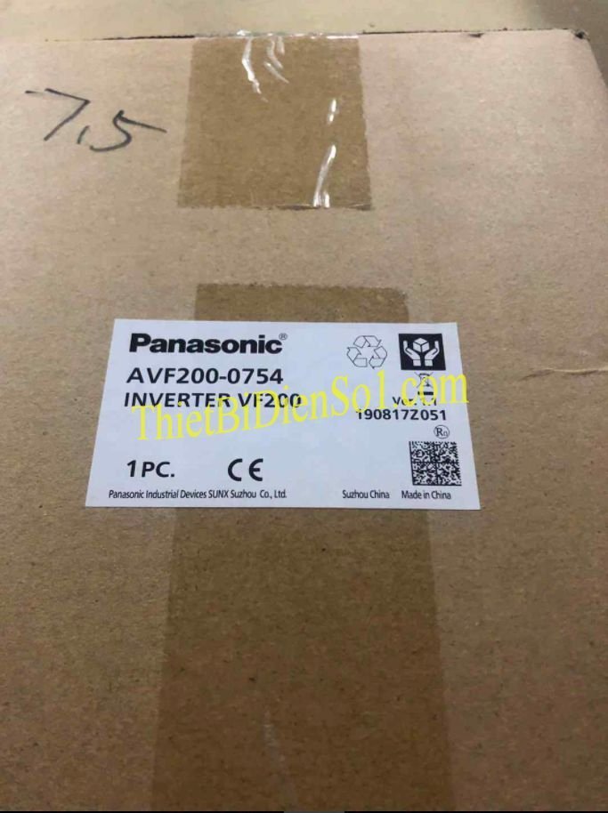 Biến Tần Panasonic Avf200-0754 Cty Thiết Bị Điện Số