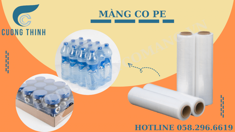 Màng co nhiệt PVC và ứng dụng vào sản phẩm.