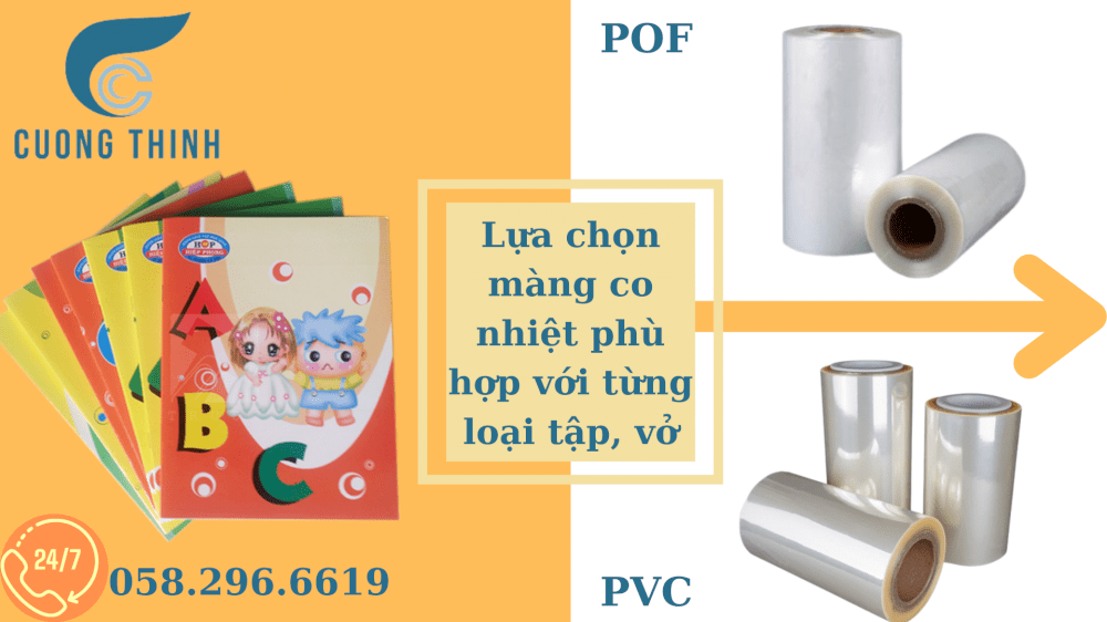 Màng co bọc sách, vở chất lượng