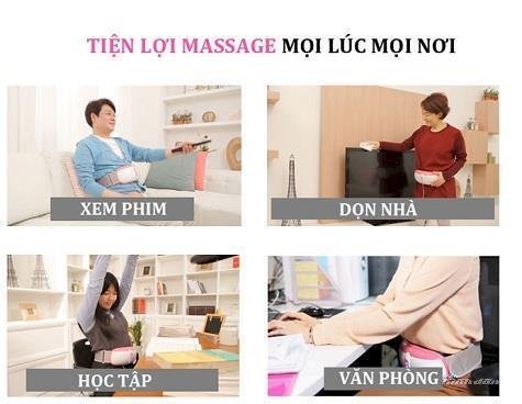 Đai rung nhiệt massage giảm béo bụng Ayosun Hàn Quốc chính hãng