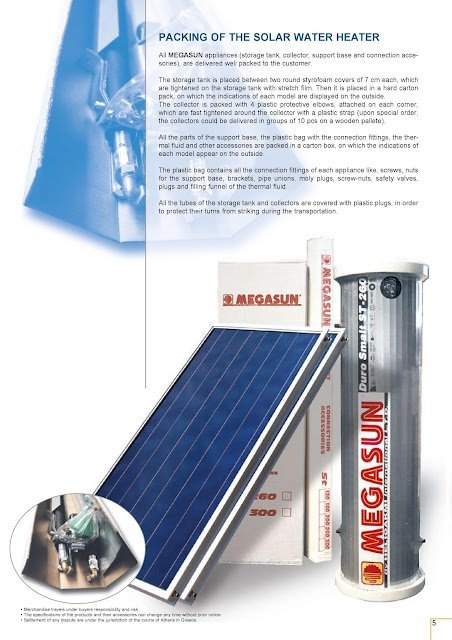 Máy nước nóng năng lượng mặt trời loại tấm phẳng Megasun