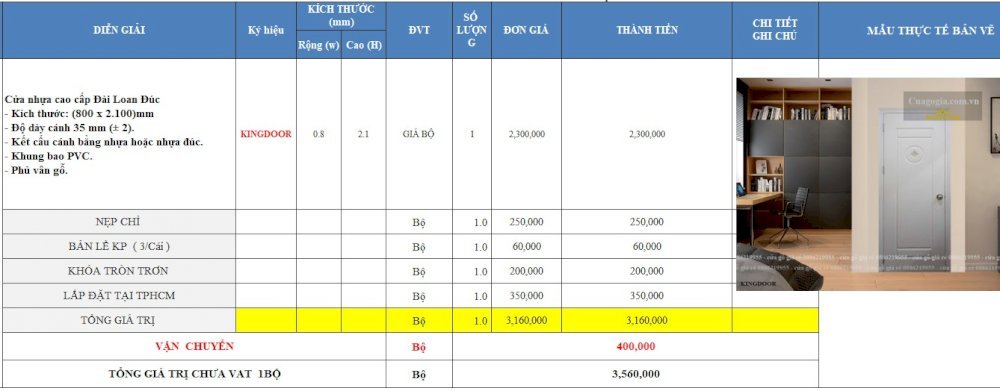 Cửa nhựa đài loan tại quận 8 là loại đang được khách sử dụng nhiều nhất hiện nay.