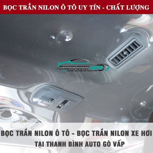 Thanh Bình Auto địa chỉ thi công bọc trần nilon ô tô uy tín tại TPHCM