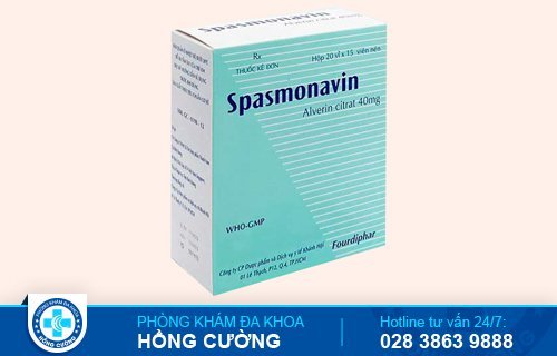 Thuốc Spasmonavin được dùng để điều trị các cơn đau co thắt đại tràng, đau bụng kinh,...