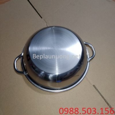 Cung cấp nồi inox 2 ngăn dạng tròn