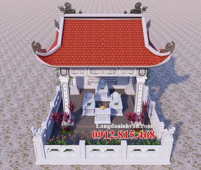 Hình ảnh mẫu thiết kế nhà mồ, nhà mồ Miền Tây để thờ tro cốt chuẩn phong thủy tại Kiên Giang