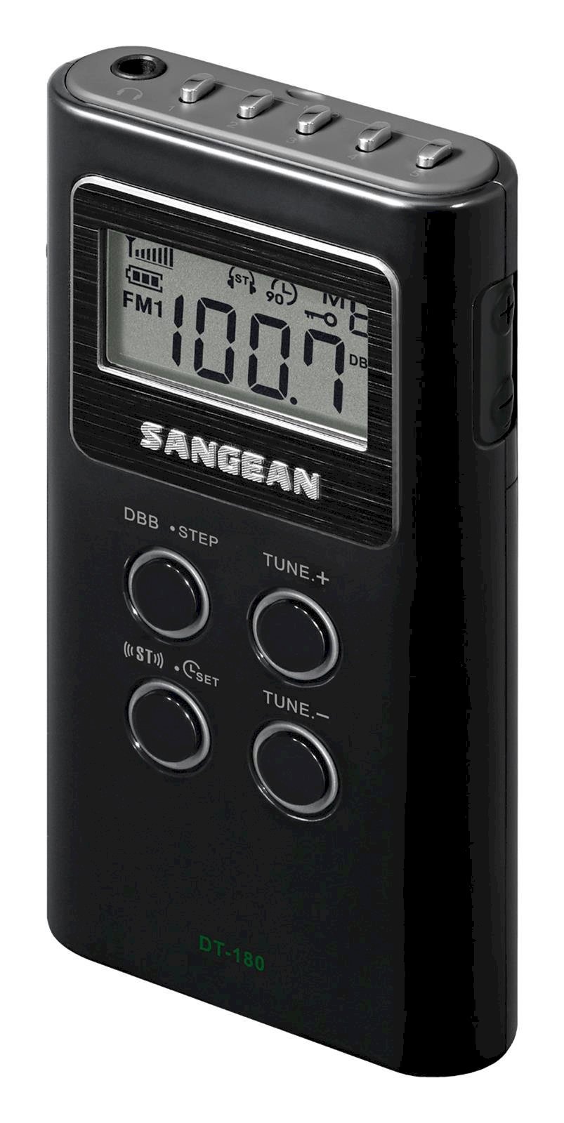 SANGEAN DT-180BK Sangean DT-180 Pocket Radios | DX Engineering