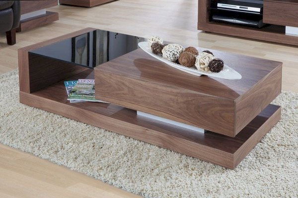 Bàn trà sofa bằng gỗ óc chó - Mới nhất 2023