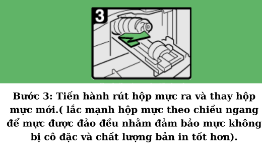 hướng dẫn thay mực máy photocopy