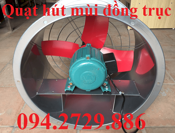 Quạt hút mùi đồng trục cánh D250 - D300 - D350 - D400 - D450 giá rẻ tại Hà Nội - HCM
