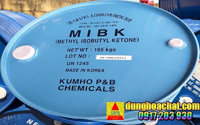 Dung môi hóa chất Methyl IsoButyl Ketone, MIBK