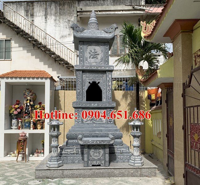 Mẫu tháp mộ sư tháp mộ chùa để tro cốt bán tại Lâm Đồng 49 – Mộ tháp phật giáo