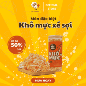 Khô mực xé sợi hấp dừa