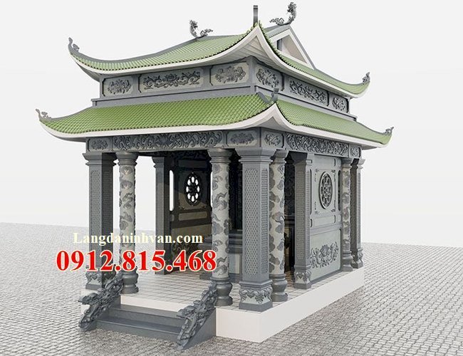 Thiết kế xây mẫu nhà để thờ tro cốt đẹp chuẩn phong thủy tại Tiền Giang