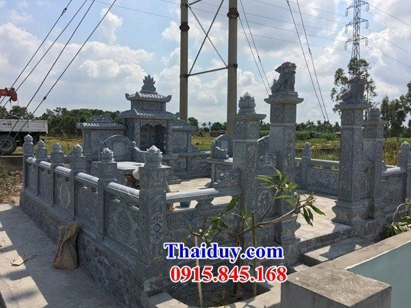 39 Khu lăng mộ mồ mả nghĩa trang gia đình dòng họ tổ tiên đá ninh bình đẹp bán tại Kon Tum
