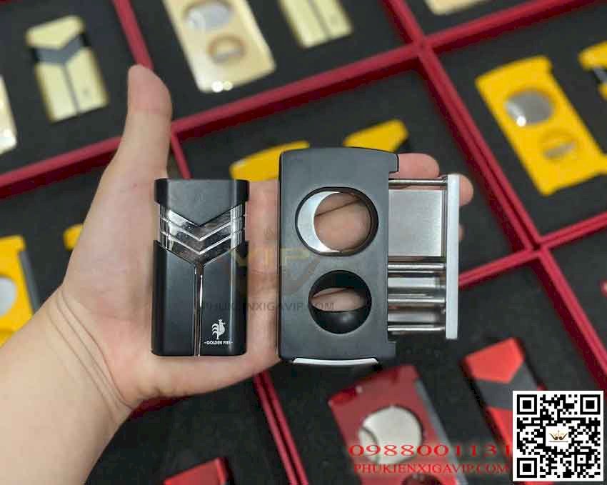 Set phụ kiện cigar Golden Fire GF 725/008 màu đen