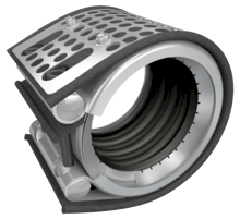 Axial restraint pipe coupling: STRAUB-METAL-GRIP FF