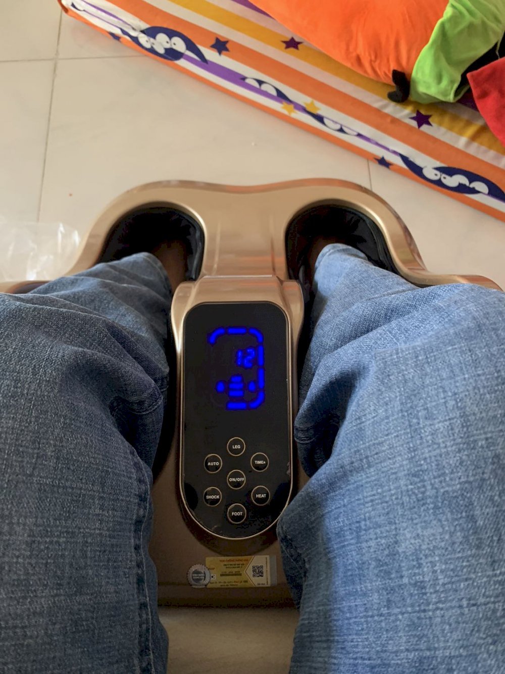 Combo ghế   chân massage chính hãng Hàn Quốc giảm giá sốc