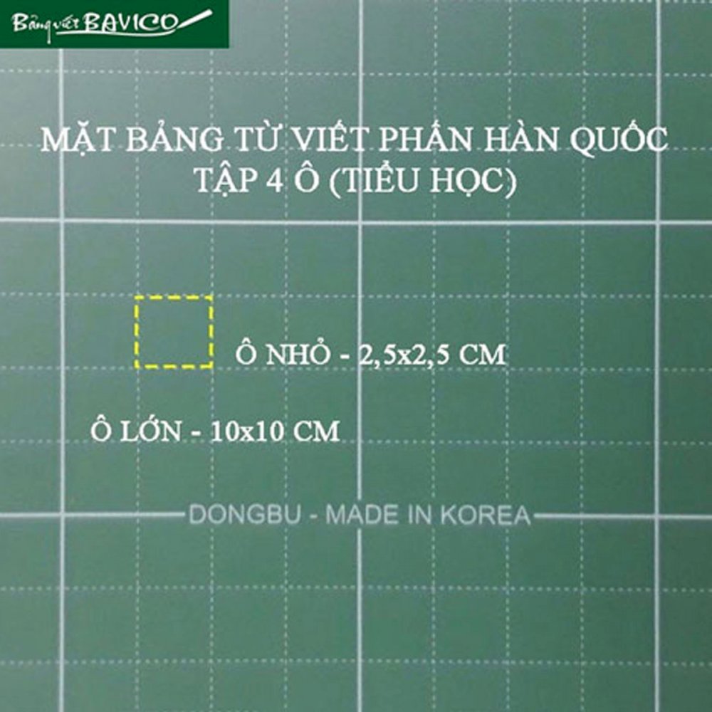 Bảng viết phấn từ Hàn Quốc có độ bền cao