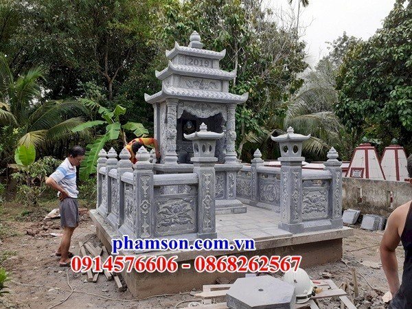 64 xây lăng mộ ba mái bằng đá tại Bà Rịa Vũng Tàu