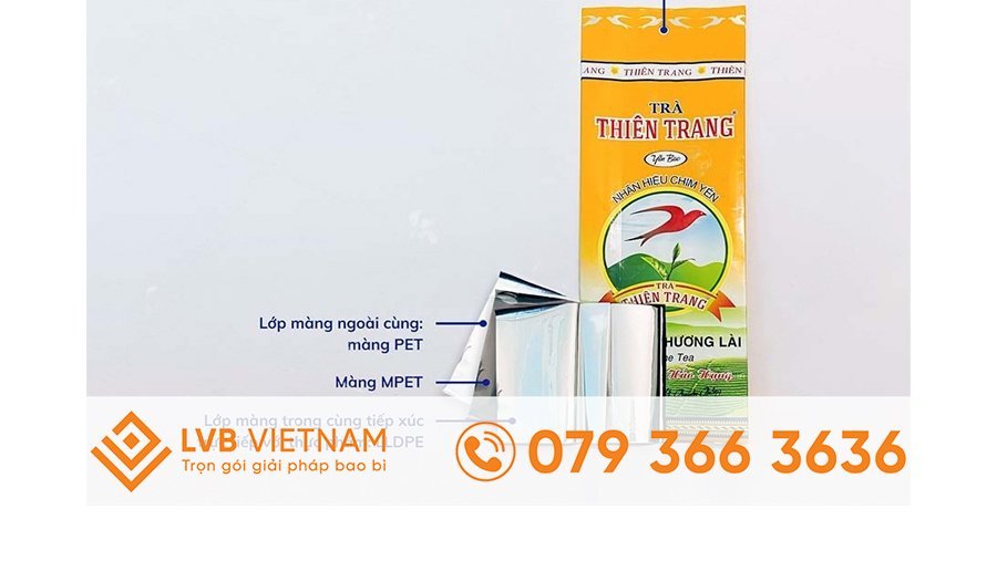 Cấu tạo của bao gì chè, túi đựng trà