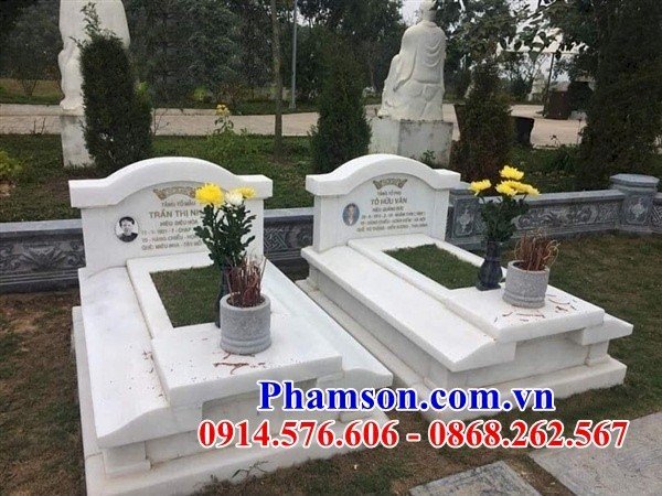 Mẫu 06+  mộ đá đôi đẹp bán tại Bắc Giang