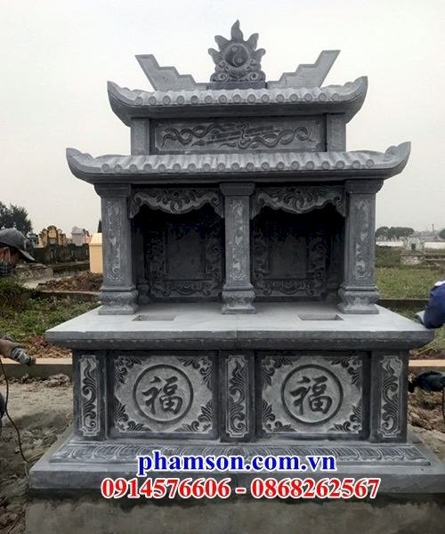 42 lăng mộ đá nguyên khối hai mái thờ hai anh em sinh đôi tại TP Hồ Chí Minh