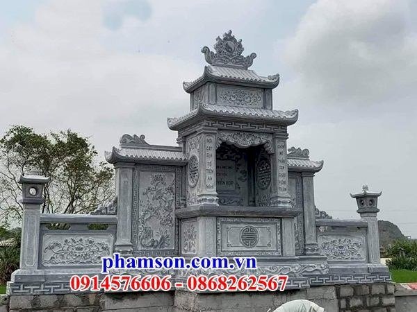 Khu lăng mộ bằng đá xanh rêu liền khối kích thước chuẩn phong thủy đẹp tại Quảng Trị