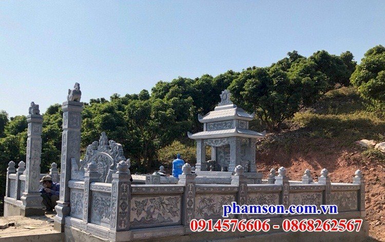 55 Nghĩa trang khu lăng mộ mồ mả gia đình dòng họ tổ tiên ông bà ba bố cha mẹ bằng đá nguyên khối đẹp tại TP Hồ Chí Minh