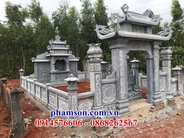 55 Nghĩa trang ba má ông bà bằng đá ninh bình đẹp bán Tiền Giang