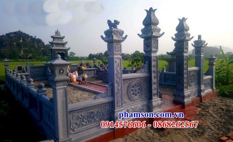 55 Nghĩa trang ba má ông bà bằng đá tự nhiên nguyên khối đẹp bán Tiền Giang