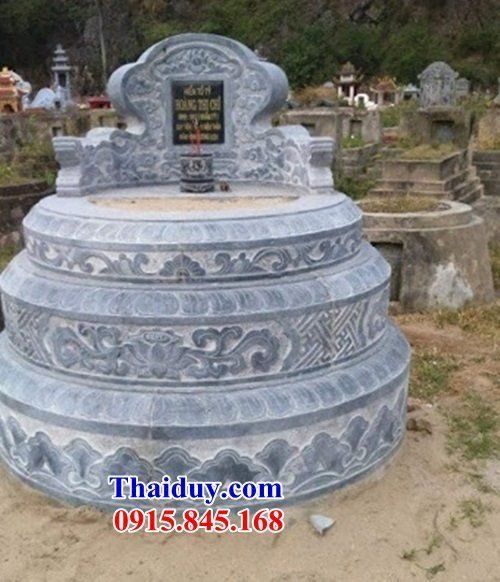 22 Mộ đá tự nhiên tròn hình tròn lục lăng bát giác ông bà cô tổ tiên bố mẹ đẹp bán tại Điện Biên