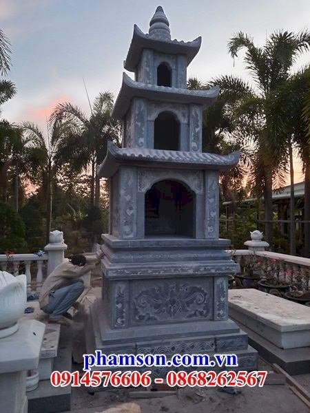 6 Tháp mộ bằng đá đẹp bán tại Vĩnh Long cất giữ để hũ tro hài cốt
