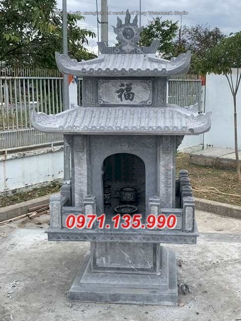 251 Am thờ cây nhang bằng đá đẹp - Cây hương miếu thờ bằng đá