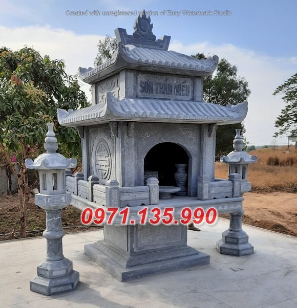 251 Am thờ bằng đá đẹp - Cây hương miếu thờ bằng đá khối + bán Thừa Thiên Huế Quảng Ngãi