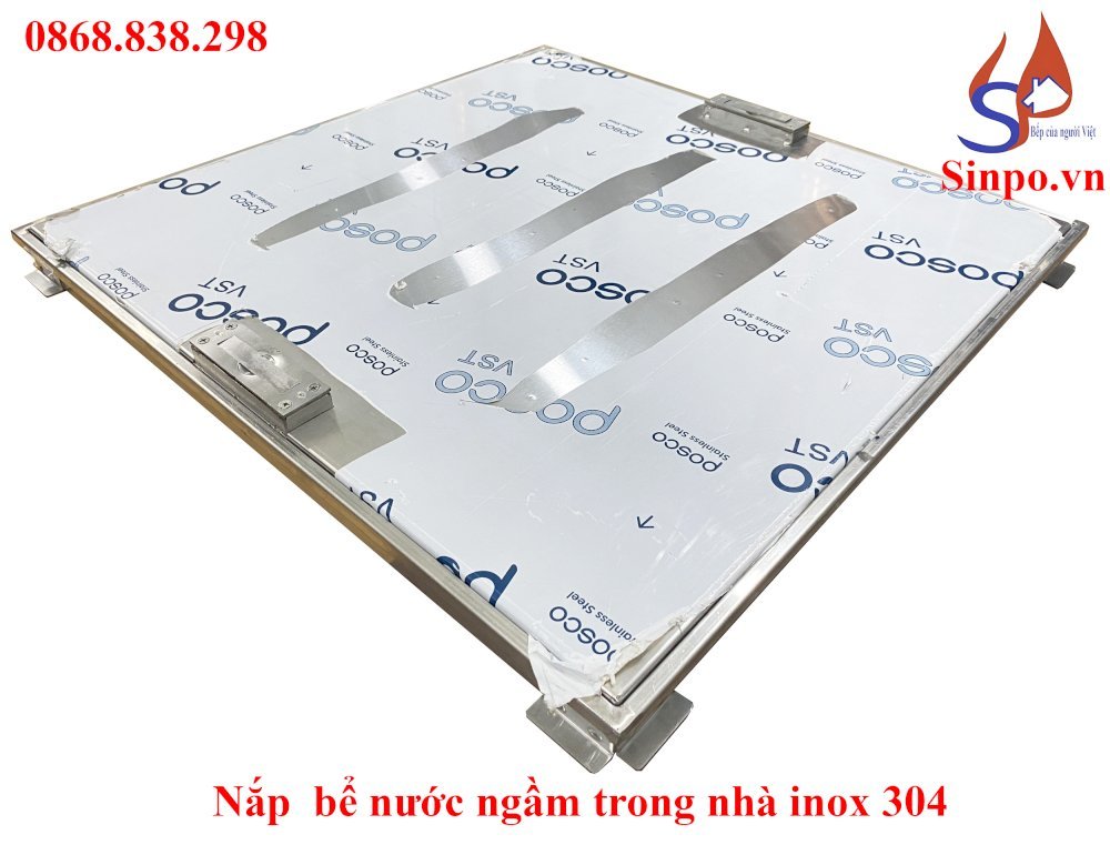 Nắp bể nước ngầm trong nhà inox 304