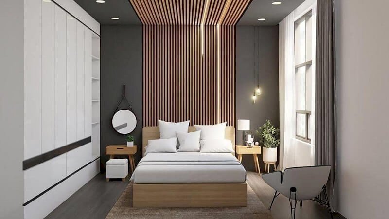Phòng ngủ master phong cách thiết kế Scandinavian