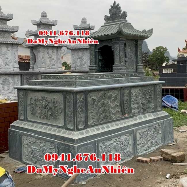 084 Trà Vinh mẫu mộ bằng đá xanh đẹp bán tại Trà Vinh