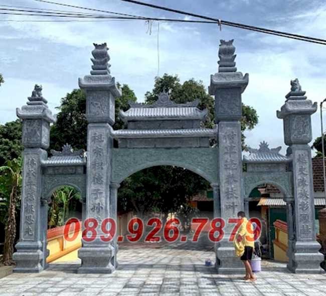460 - mẫu cổng đá đẹp bán đắk lắk- cổng làng