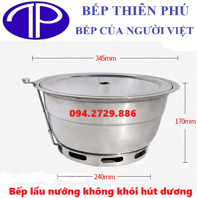 Bếp lẩu nướng không khói hút dương giá rẻ