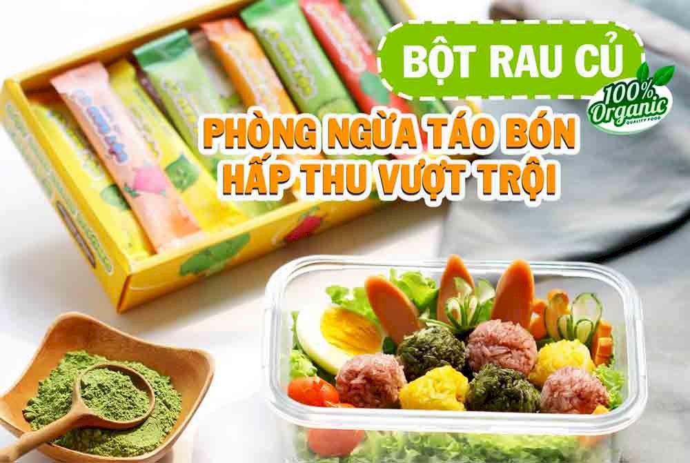 bột rau củ ăn dặm