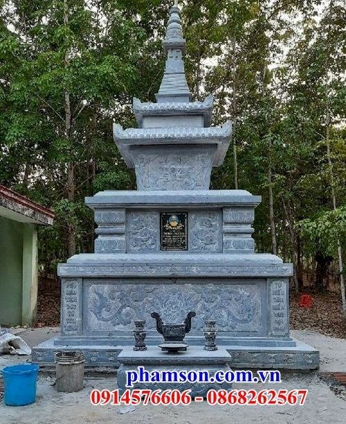 29 Mẫu tháp mộ đá ninh bình đẹp bán tại Kom Tum cất giữ để hũ hộp bình lọ quách đựng tro hài cốt