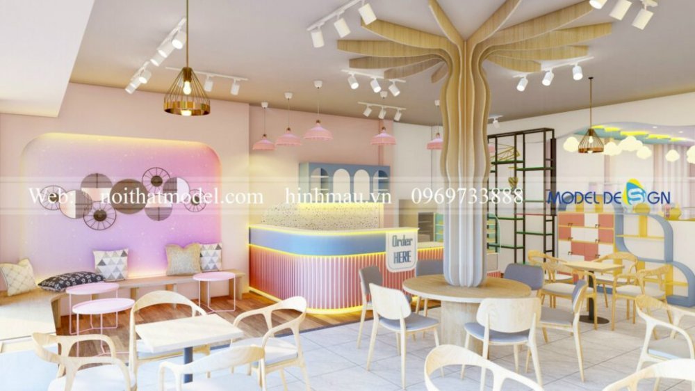 Tổng hợp 29+ mẫu thiết kế quầy bar quán kids cafe đẹp thu hút 8