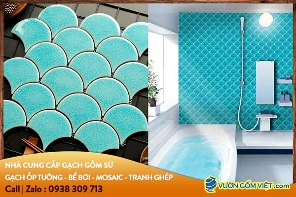 Gạch gốm vảy cá - điểm nhấn cho mọi công trình - Nhà cung cấp Tphcm