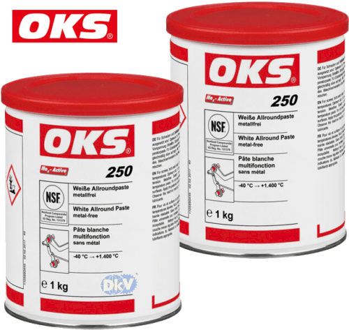 OKS 250 – Bột nhão bôi trơn màu trắng, không chứa kim loại.